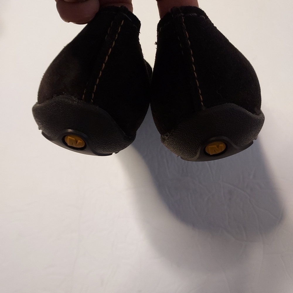 MERRILL dark brown avesso suede flats - Picture 4 of 6